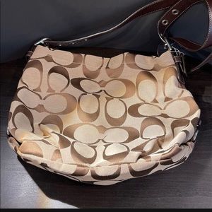 Vintage fabric Coach Crossbody